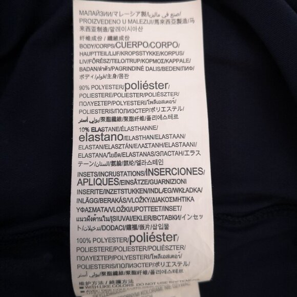 Under Armour Heat Gear Ladies Size Large Navy & White Short Sleeve T-shirt - Picture 6 of 10